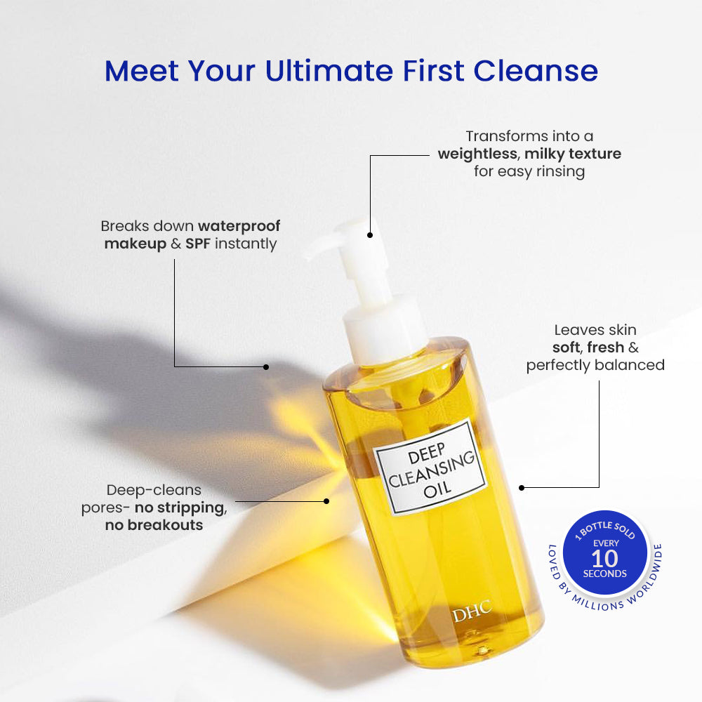 DHC Oil Cleanse & Lip Moisture Duo with Pouch| DHC India
